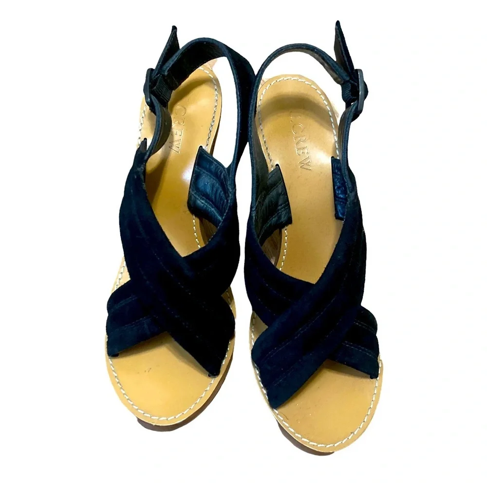 J Crew criss cross strap heel size 6.5